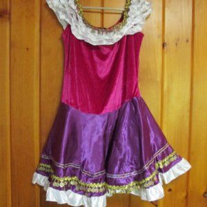 Gypsy Dance Dresses Girls Gypsy Costume Dress Girls sz 10/12 L Dress up Dresses